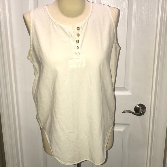Pinot Noir beige blouse size Medium - Picture 1 of 6